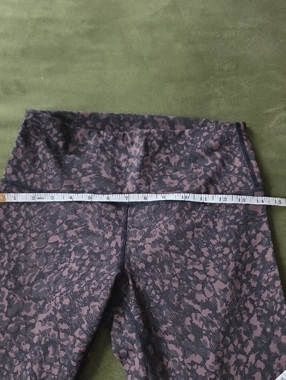 lululemon athletica Purple & Black Printed Leggings